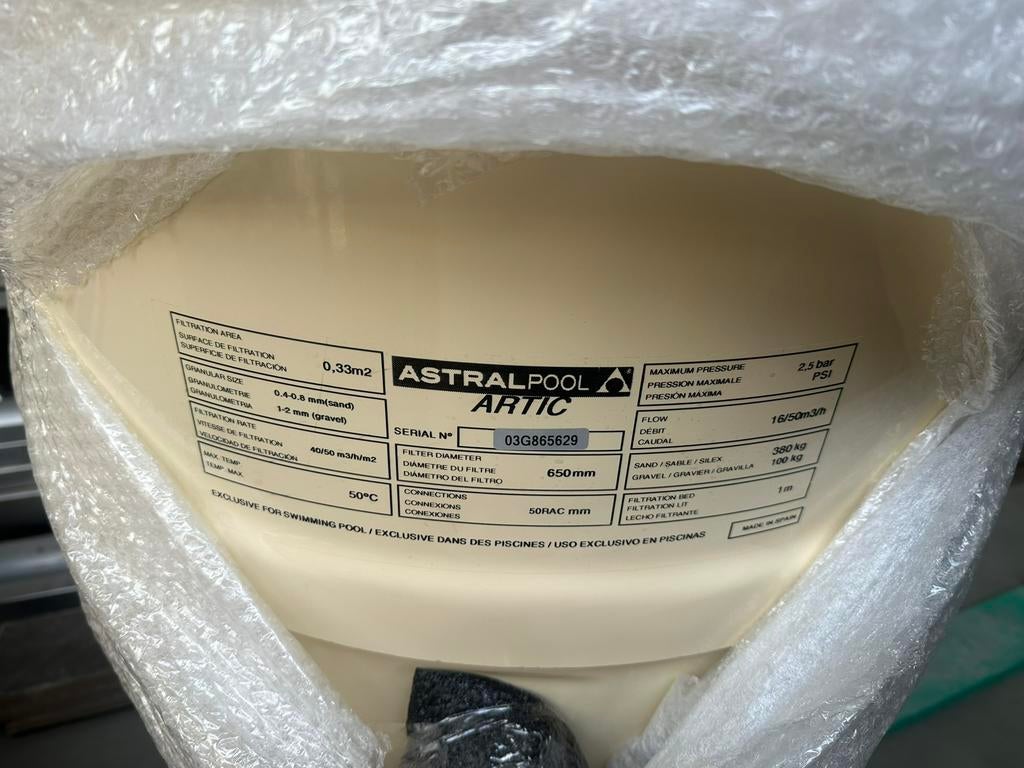 Filtre à sable de piscine en polyester, Enlèvement, Comme neuf, Filtre