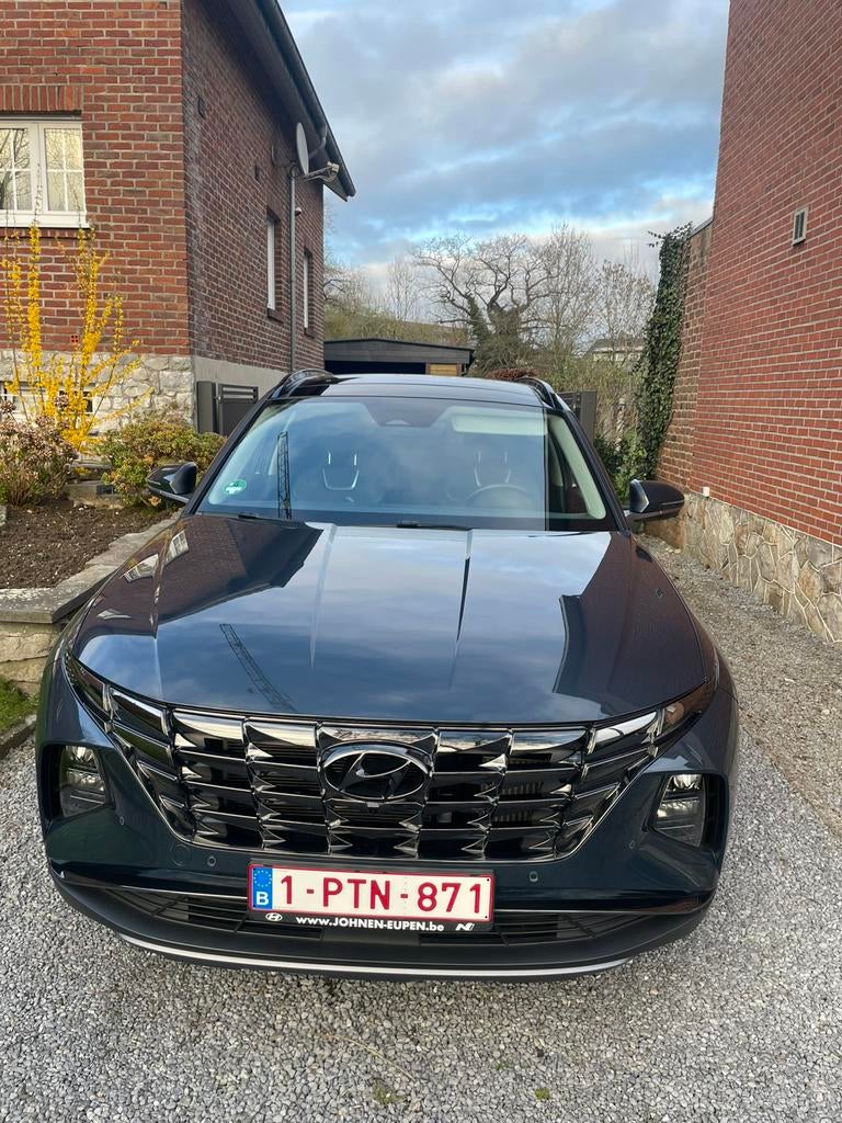 Tucson 1,6CRDi 48v bleu, encore 1 année  de garantie, 4 cilinders, 149 g/km, Blauw, Leder