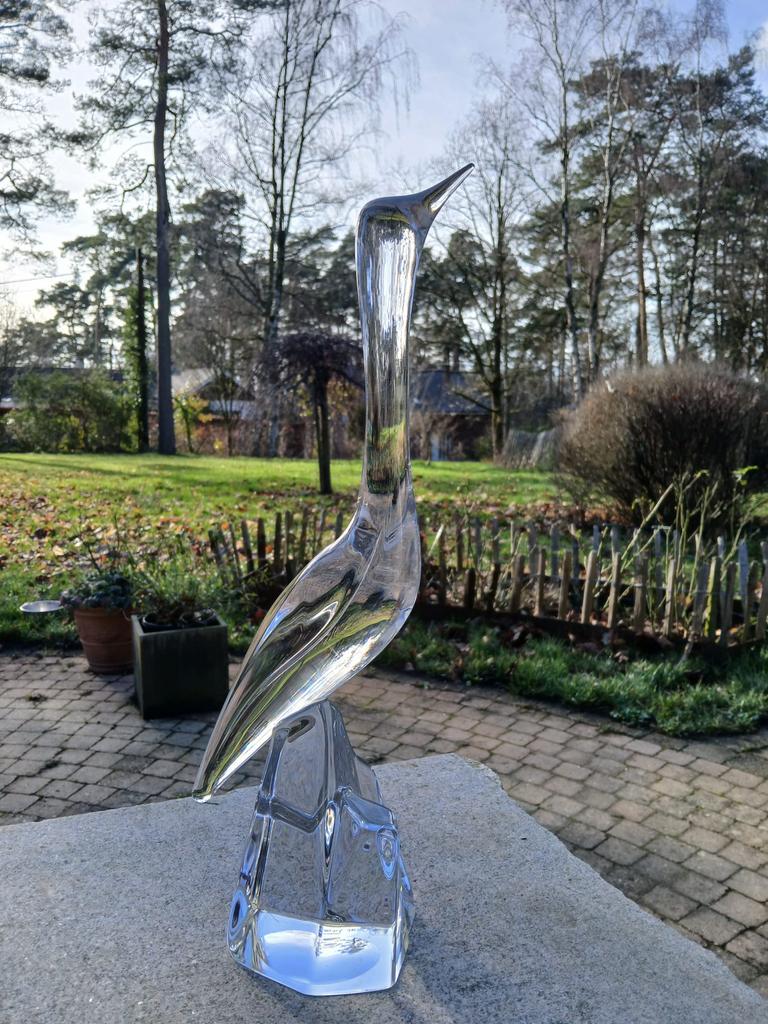 héron en cristal Daum en parfait état, Enlèvement ou Envoi