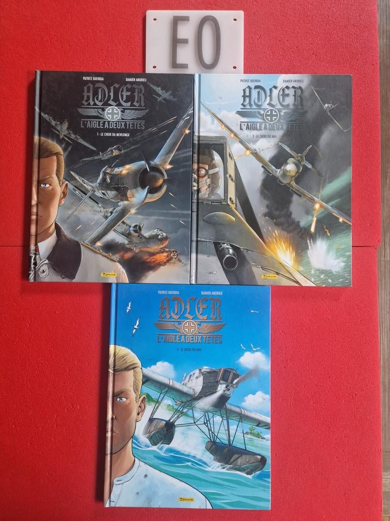 Lot de 3 bd adler l aigle à deux têtes 1 à 3,EO, Boeken, Stripverhalen, Ophalen of Verzenden