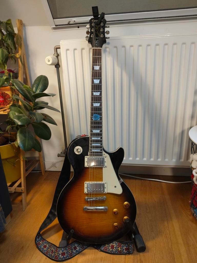 Epiphone Les Paul Standard Pro + versterker en accesoires, Ophalen, Epiphone