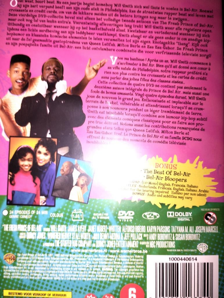 Serie Fresh Prince of Bel Air, Cd's en Dvd's, Ophalen, Gebruikt, Komedie