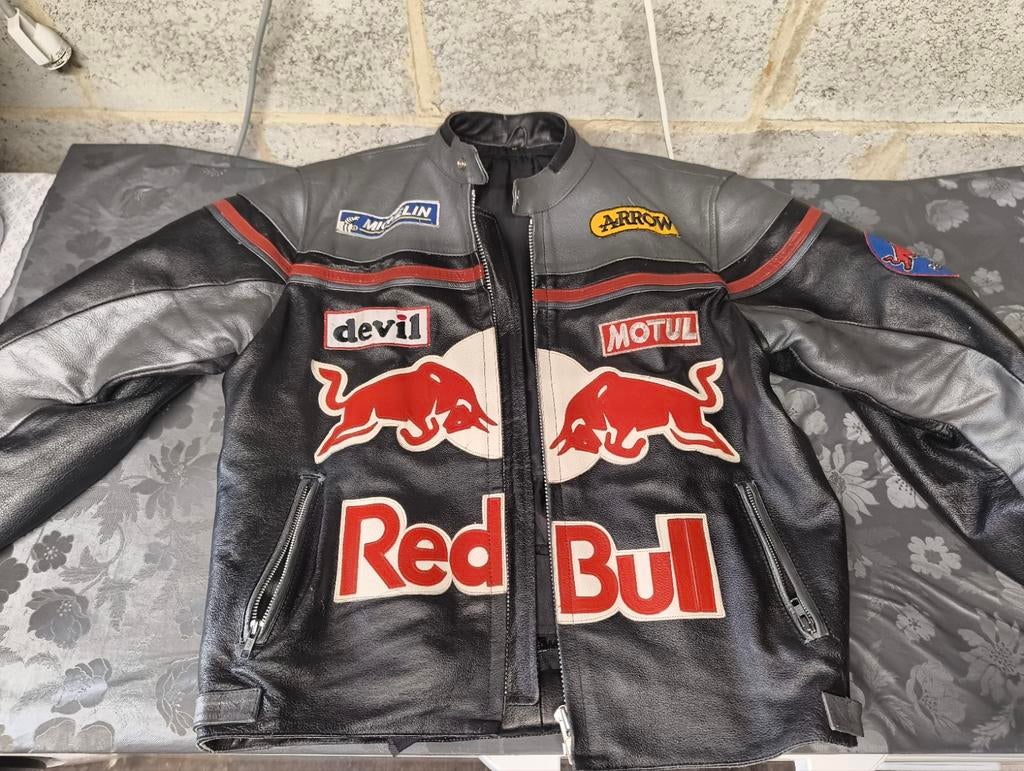 Redbull vintage motorjas - maat M, Motoren, Kleding | Motorkleding, Ophalen of Verzenden