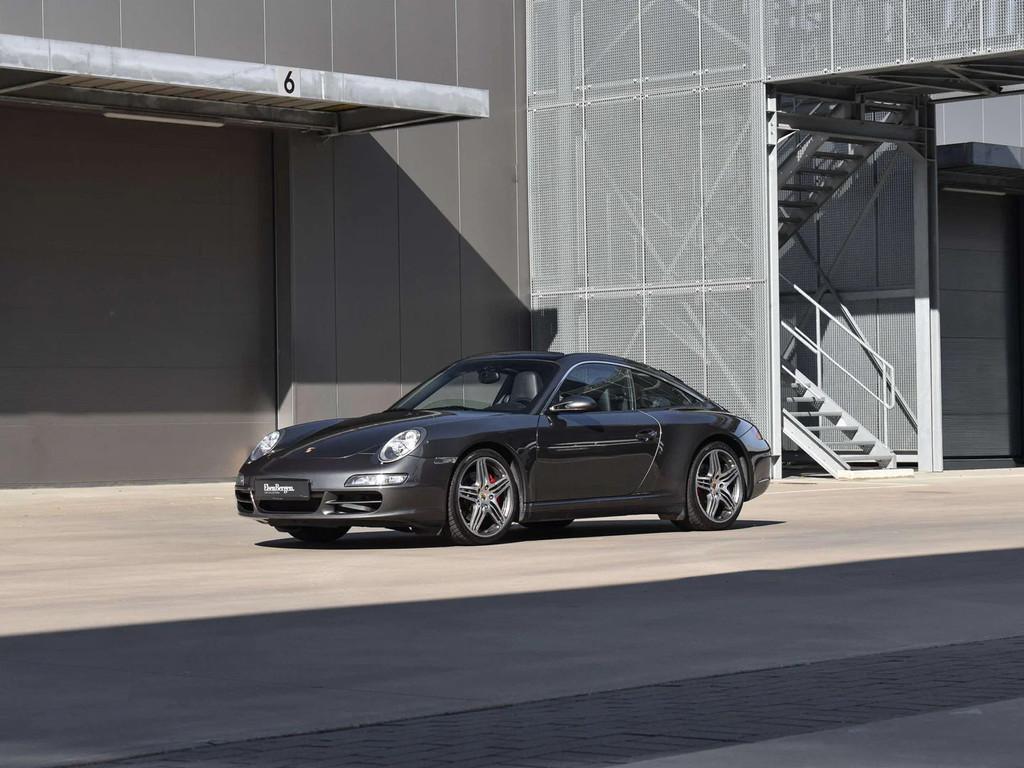 Porsche 911 997 911 Targa 4S - Slate Grey Metallic, Auto's, Porsche, Automaat, 4 zetels, Gebruikt, Zwart