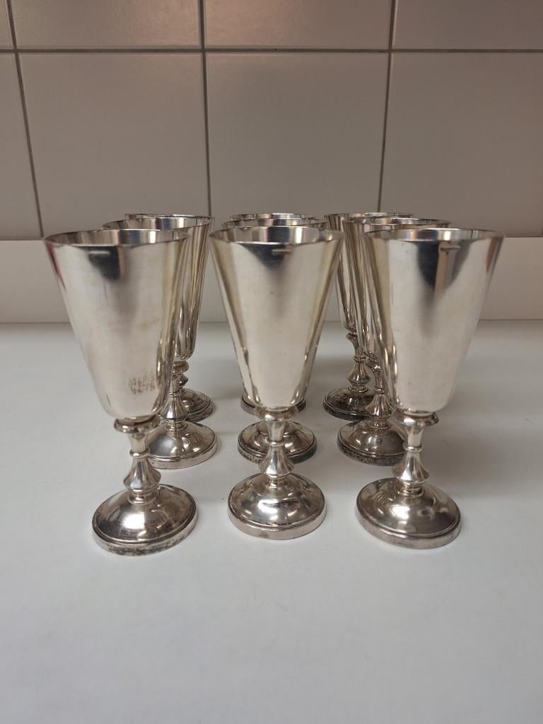 9 coupes à champagne | Wiskemann, Antiquités & Art, Enlèvement ou Envoi