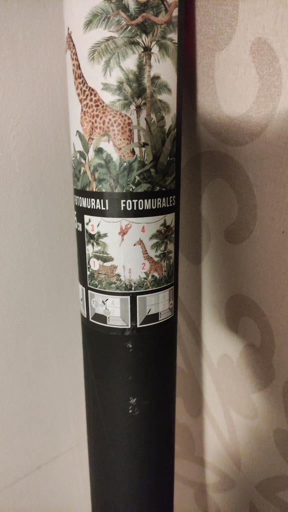 Nieuwe rol fotobehang safari/ dieren, Huis en Inrichting, Ophalen of Verzenden, Minder dan 10 m², Safari