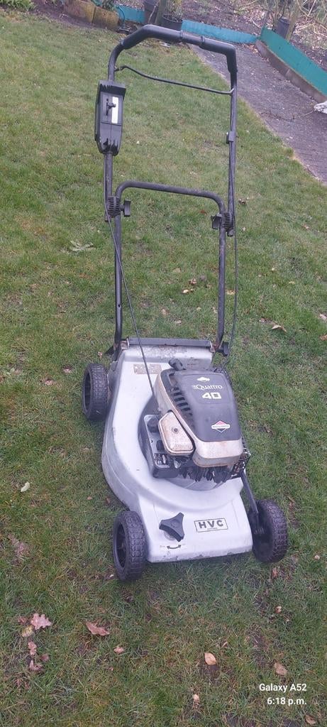 Grasmaaier benzine, Enlèvement, Bac de ramassage