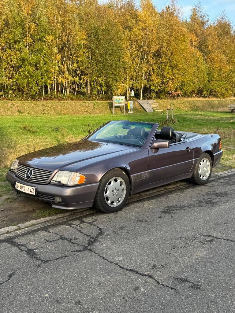 Mercedes-Benz 500 SL R129 V8 (1992) - Cabriolet - oldtimer., Autos, Mercedes-Benz, Cuir, Achat, 5000 cm³, Autres couleurs