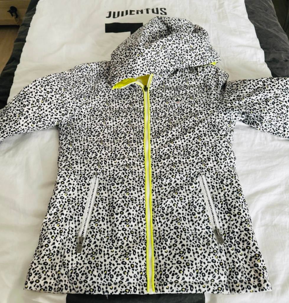 Doudoune Légère JOTT - Imprimé Léopard & Intérieur Jaune, Kleding | Dames, Wintersportkleding, Ophalen of Verzenden, Zo goed als nieuw