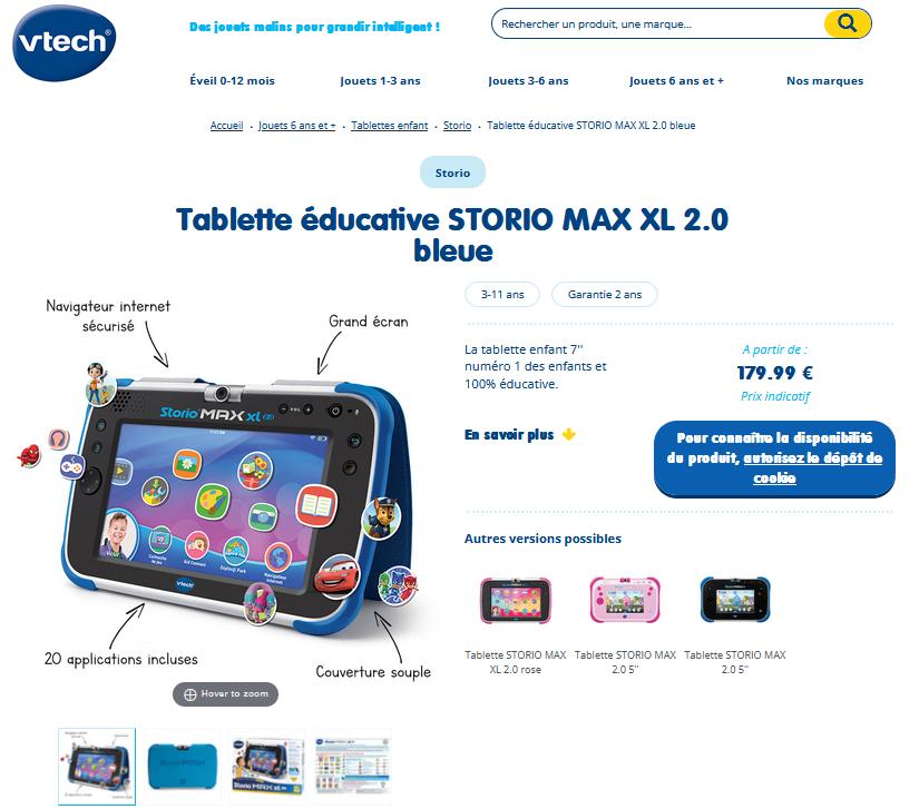 Tablette enfant, Usb-aansluiting, 32 GB, Zo goed als nieuw, Vtech