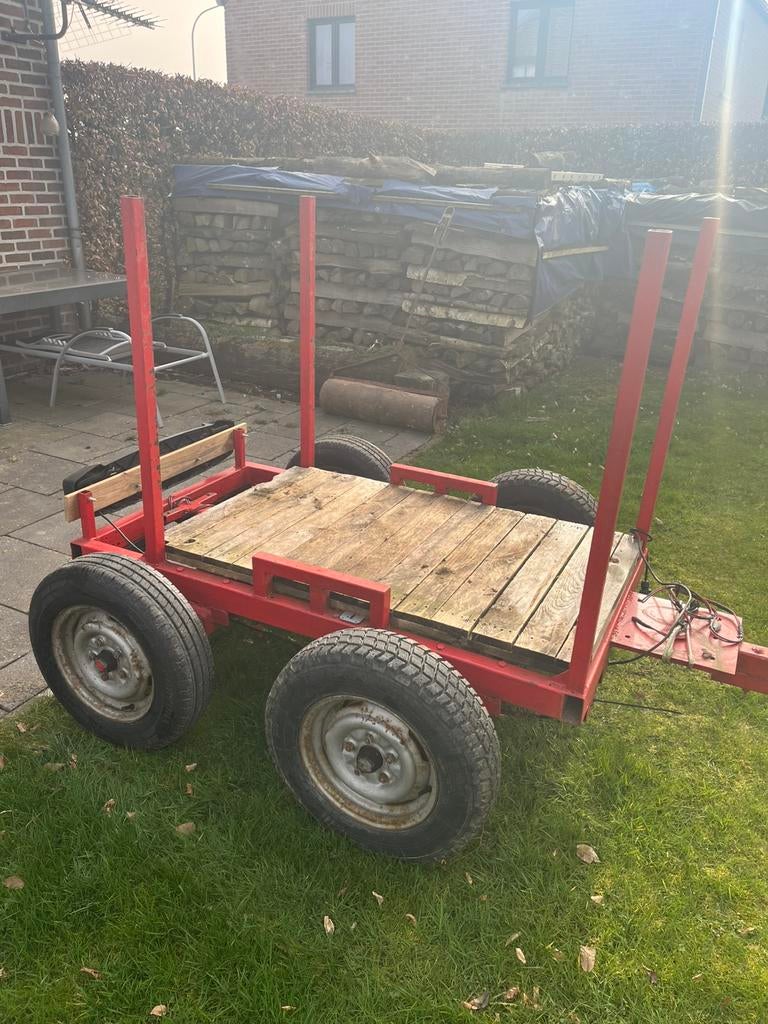 Remorque bois, Enlèvement, Utilisé