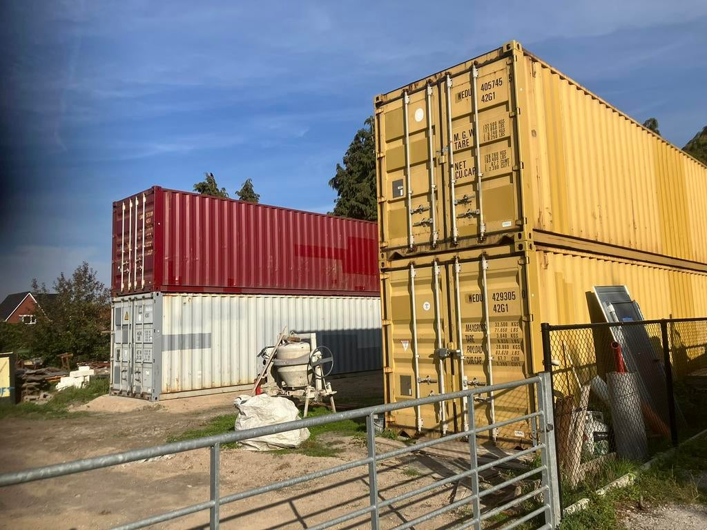 40 ft zeecontaners, Ophalen