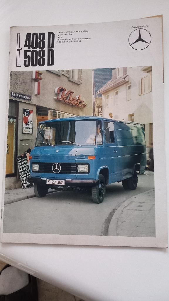 Catalogue Mercedes L 408 D 508D, Enlèvement, Mercedes, Divers