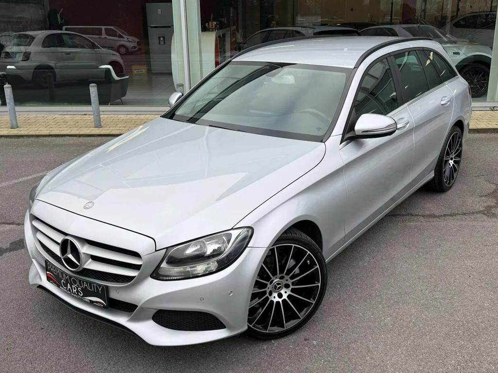 Mercedes-Benz C-CLASS 200 AUTOMAAT / TREKHAAK / PARKEERSENSO, Autos, 100 kW, Argent ou Gris, Achat, Euro 6
