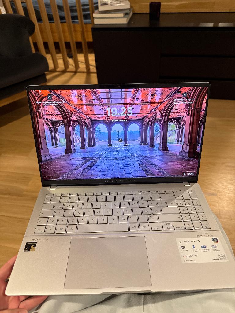 Asus Vivobook S 15, Snapdragon X Elite, Qwerty, Computers en Software, Asus, Zo goed als nieuw, SSD, Qualcomm Snapdragon X Plus (Oryon)