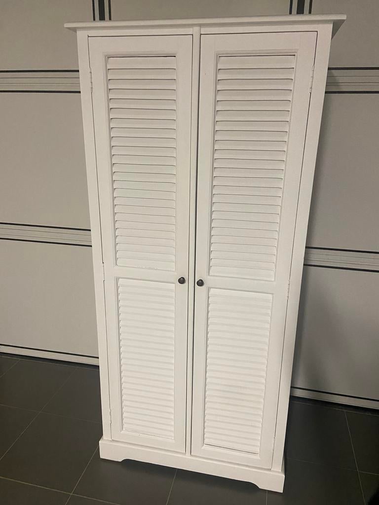 Klassieke kleerkast - wit, Gebruikt, 50 tot 100 cm, 150 tot 200 cm, Klassiek / cottage