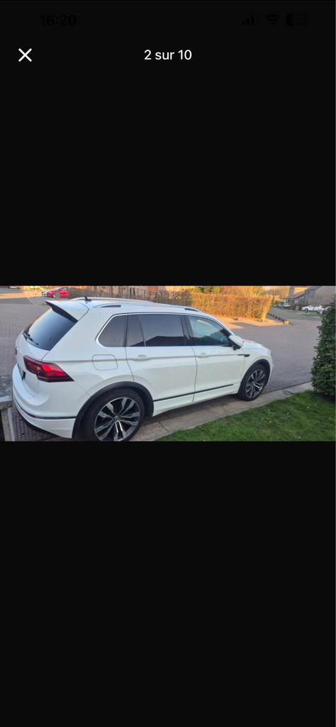 Vend vw tiguan R line, Autos, Achat, Euro 6, Carnet d'entretien, Alcantara