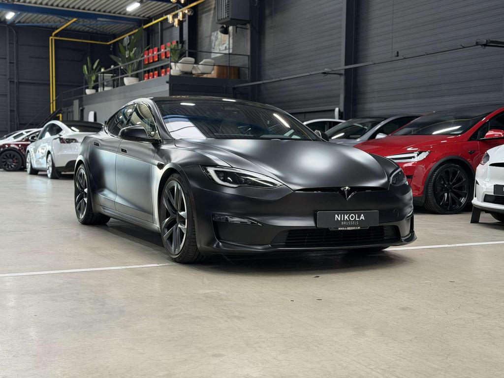 Tesla Model S PLAID - 1020 HP - 21" WHEELS - FACELIFT -AUTOP, Auto's, Tesla, Automaat, 75 kW, Gebruikt, https://public.car-pass.be/vhr/e6cb6484-92f2-4add-9d29-19ee0e6aea2a