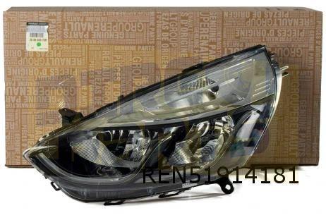 Renault Clio IV (9/16-10/19) Koplamp Links (chrome accent) (, -, -, Nieuw, -