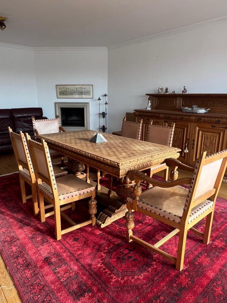 Kompleet Eetkamer + Kledingkasten, Huis en Inrichting, Complete eetkamers, Zo goed als nieuw, 4 tot 6 stoelen, Ophalen