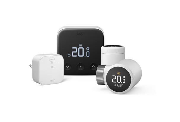 Tado Thermostat Connecté Kit+ 2 Têtes Thermostatiques, Enlèvement ou Envoi, Thermostat intelligent, Neuf