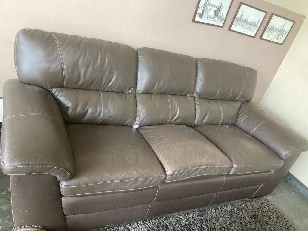 Gratis lederen zetels, Ophalen, Zo goed als nieuw