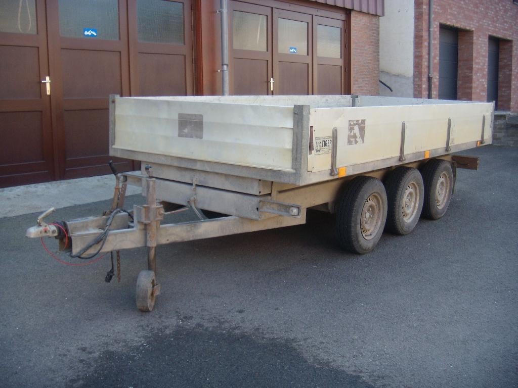 remorque 3 essieux Tiger, Enlèvement, Utilisé