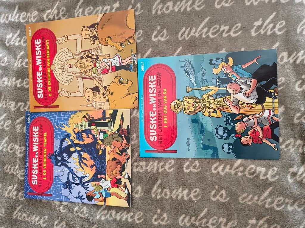 Suske et Wiske : le labyrinthe du lion, Livres, BD, Enlèvement