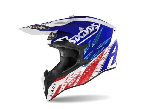 motohelm Cross Airoh Wraap maat xl, Motoren, XL, Moto6, Info@motosix.be, Nieuw met kaartje