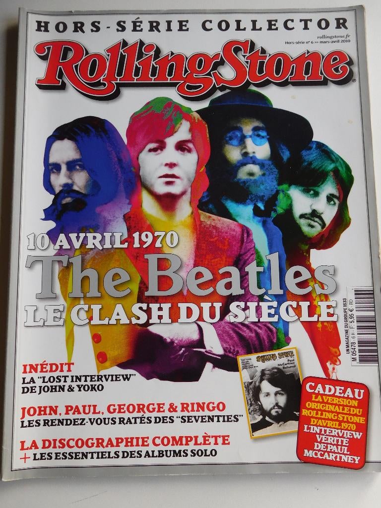 5 magazine rock COLLECTOR Beatles Harrison PinkFloyd NewYork, CD & DVD, Enlèvement ou Envoi, Comme neuf, Pop rock