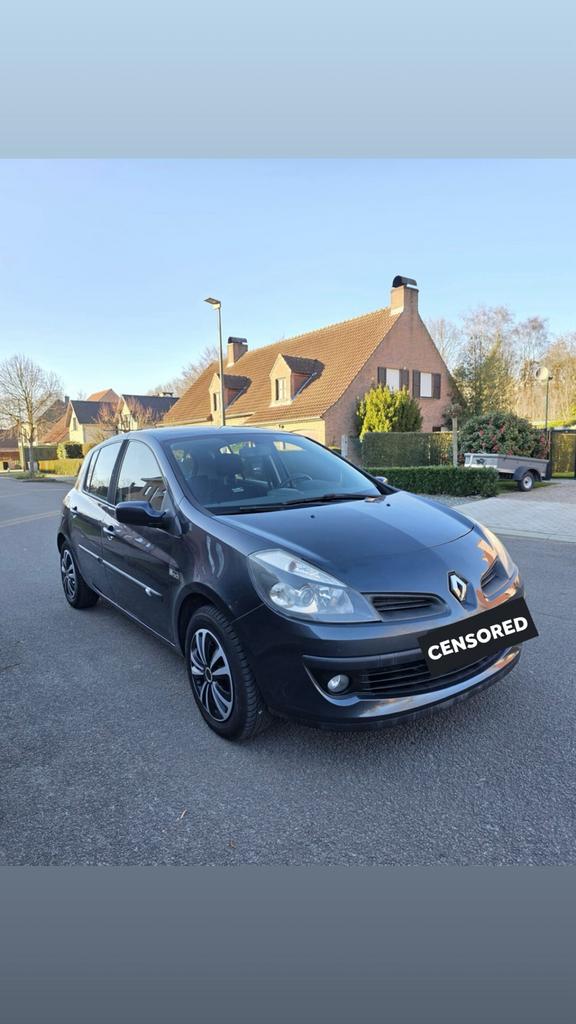 Renault Clio 3 blanco gekeurd vvkp 1.2 benzine, Auto's, Handgeschakeld, Particulier, 1200 cc, Onderhoudsboekje