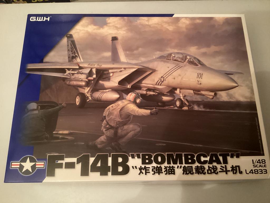 1/48 F-14B bombcat, Overige merken, Ophalen of Verzenden, Zo goed als nieuw, Groter dan 1:72
