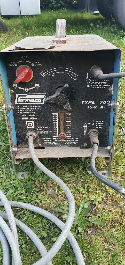 Ermaco laspost type 709 – 150A, Enlèvement, Utilisé, 150 à 250 ampères, Électrodes