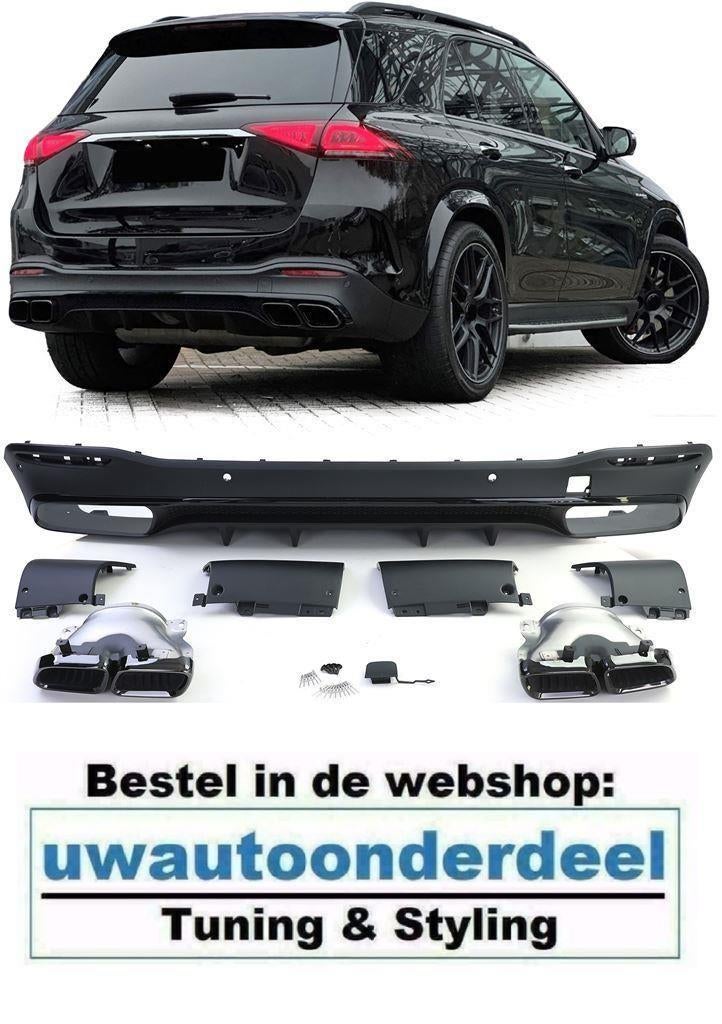 63AMG Look Black Uitlaat Diffuser Glans Zwart Voor MB GLE V1, Verzenden