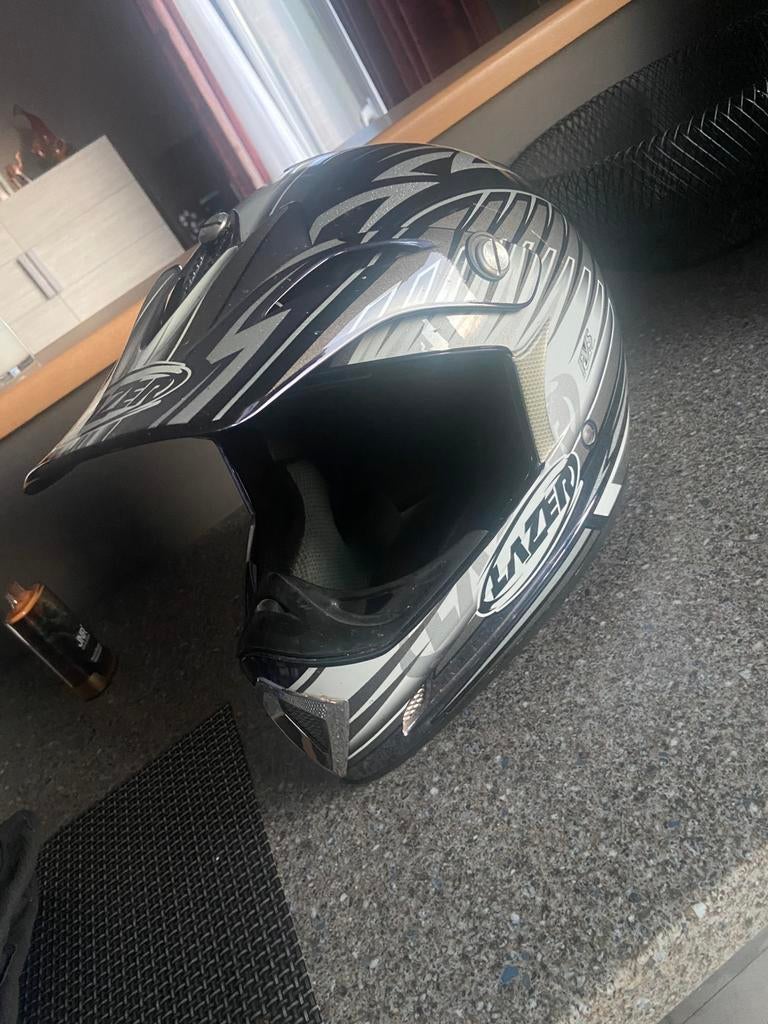 Casque cross lazer, Motos, Lazer, Seconde main, Casque off road, Enlèvement