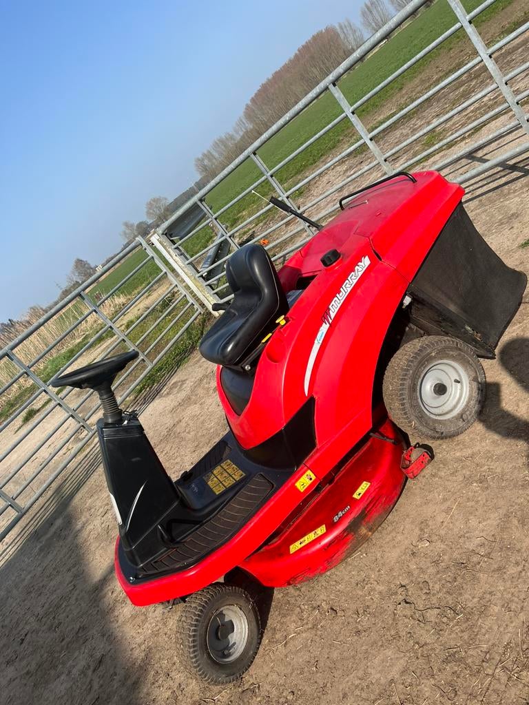 Zitmaaier 17,5 pk, Tuin en Terras, Zitmaaiers, Ophalen, Zo goed als nieuw, Briggs & stratton, Mulchfunctie