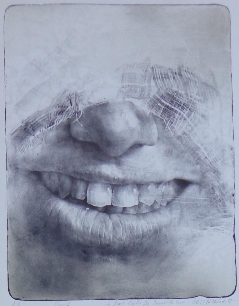 OLDRICH KULHANEK / SMILE / KLEURLITHO / 71x51cm / SIG, Ophalen of Verzenden