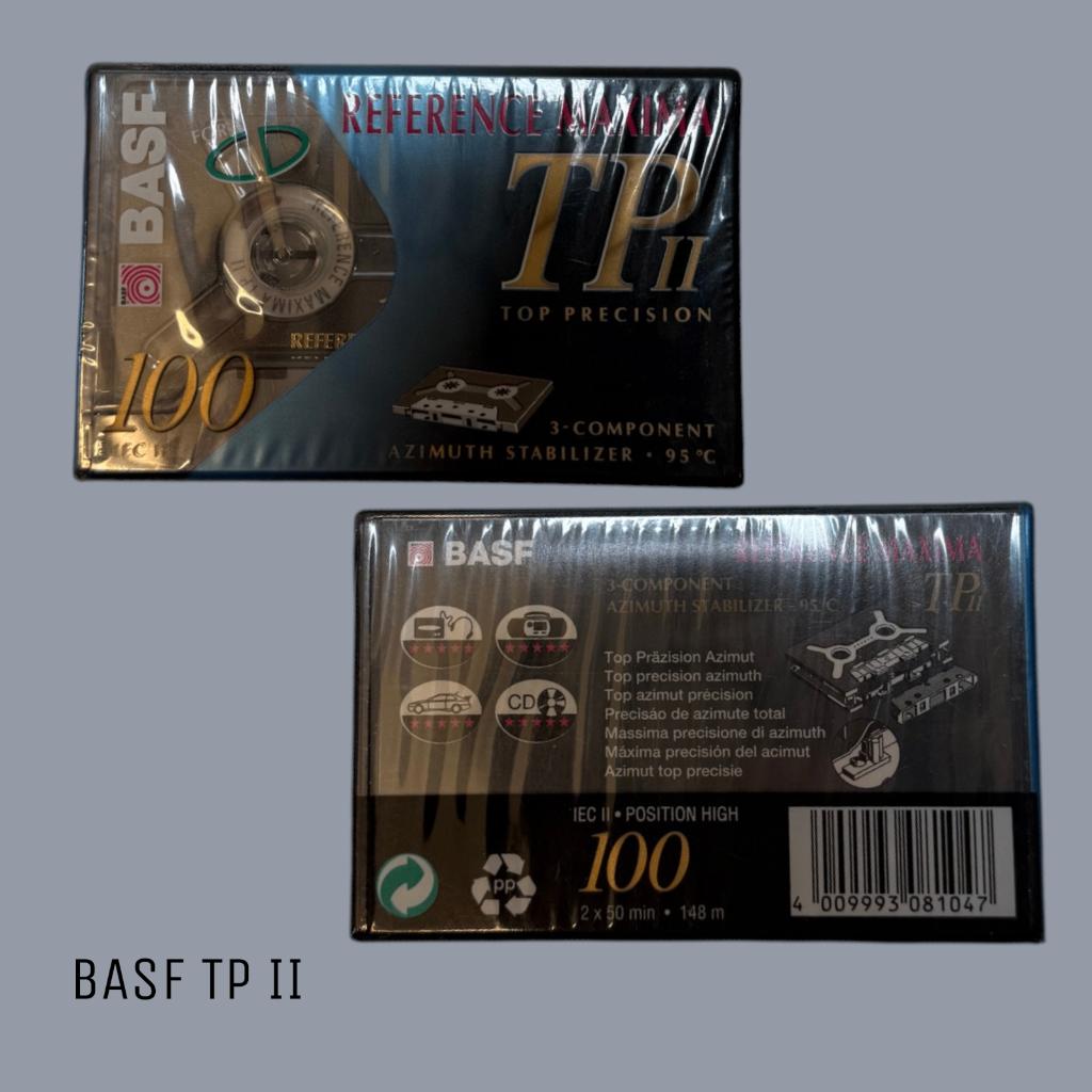 BASF Reference Maxima TP II 100 Premium Chrome NIEUW/SEALED, Cd's en Dvd's, Cassettebandjes, Nieuw in verpakking, Origineel, Overige genres