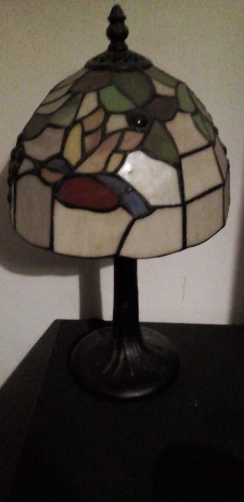 Tiffany Tafellamp glas in lood, Ophalen, Tiffany, Minder dan 50 cm, Glas