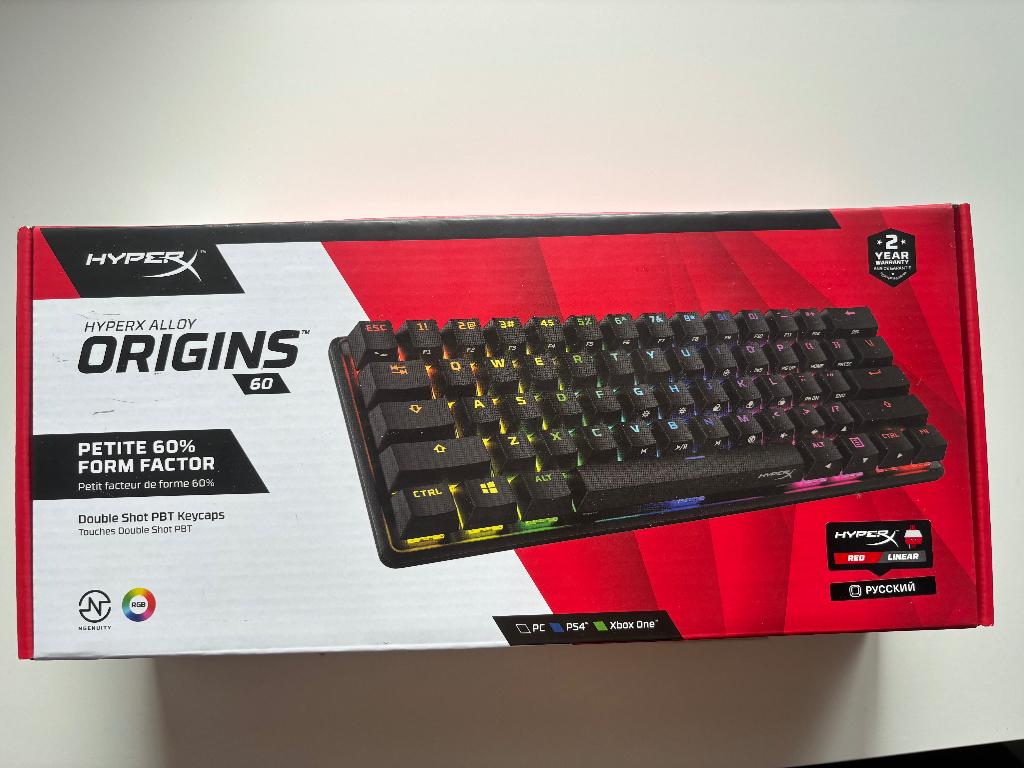 HyperX Alloy Origins 60, Computers en Software, Toetsenborden, HyperX, Opvouwbaar, Nieuw, Ophalen of Verzenden