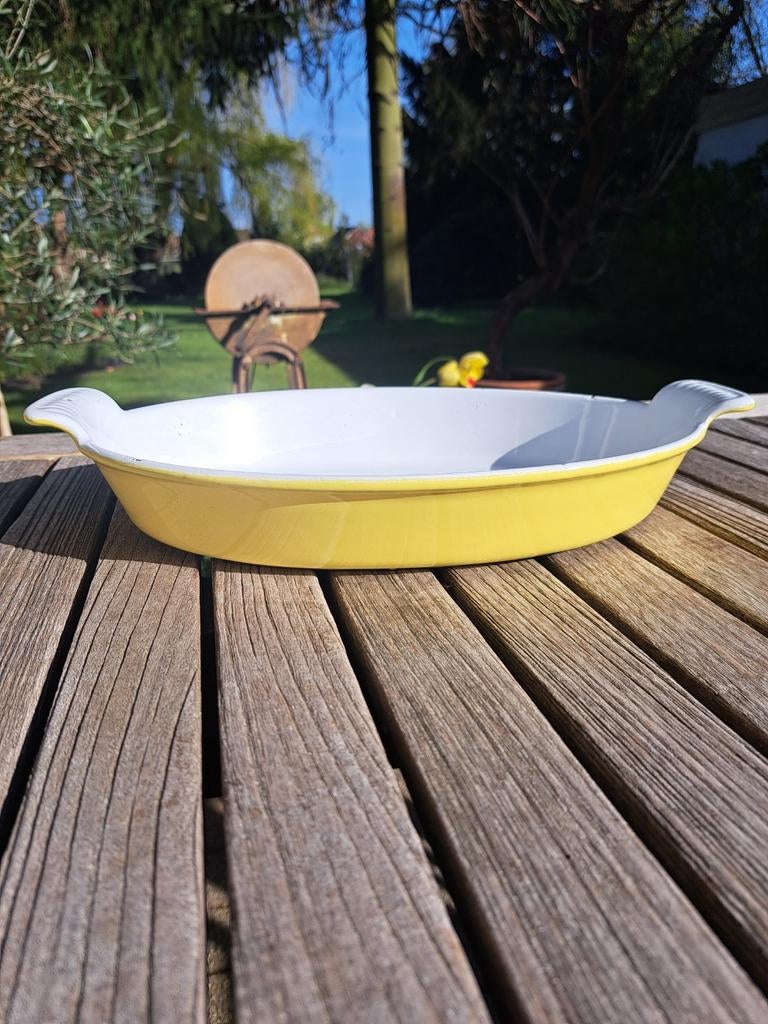 Mooie gietijzeren ovenschaal, Huis en Inrichting, Keuken | Potten en Pannen, Gietijzer, Ophalen of Verzenden