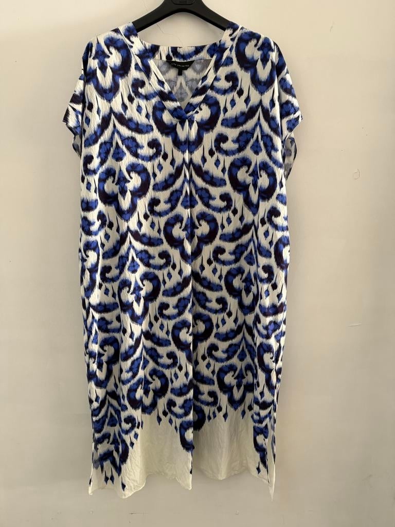 Zomerjurk Live Unlimited London maat 50, Kleding | Dames, Grote Maten, Ophalen of Verzenden, Nieuw, Blauw, Jurk