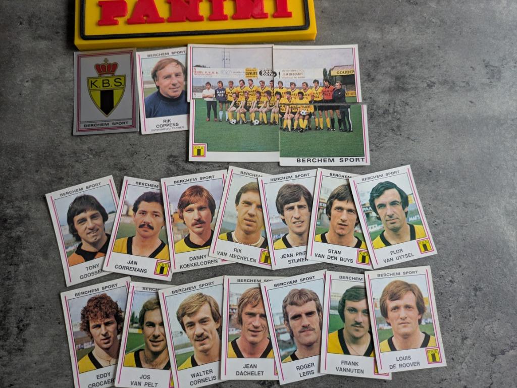 PANINI FOOTBALL 80 BERCHEM SP. 20 STICKERS 1980, Verzenden