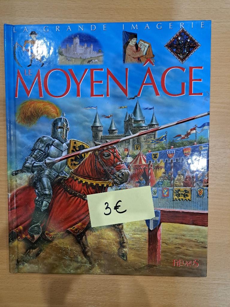 La grande imagerie du Moyen-Âge - Manuel scolaire Eveil, Livres, Enlèvement, Neuf, Primaire