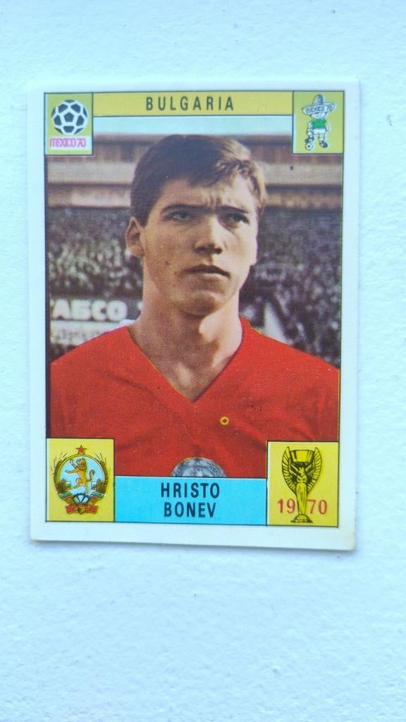 Panini Mexico 70 : Bulgarie - Hristo Bonev, Collections, Articles de Sport & Football, Enlèvement ou Envoi