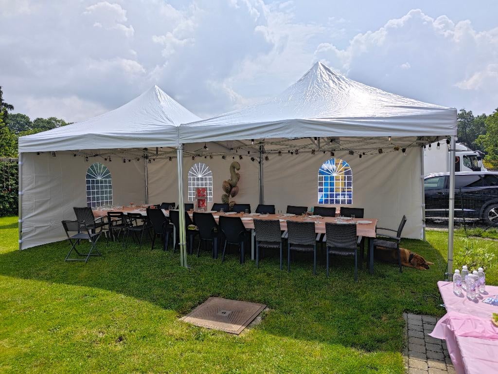 Location tonnelle de réception, Neuf, Tente de réception, 5 à 8 mètres, Enlèvement