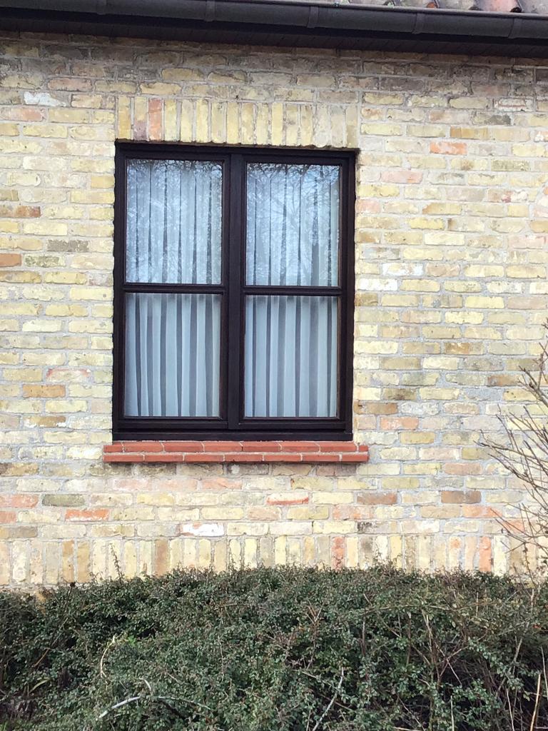 Meranti ramen, Doe-het-zelf en Bouw, Ophalen, Zo goed als nieuw, Gevelraam of Ruit, Dubbelglas