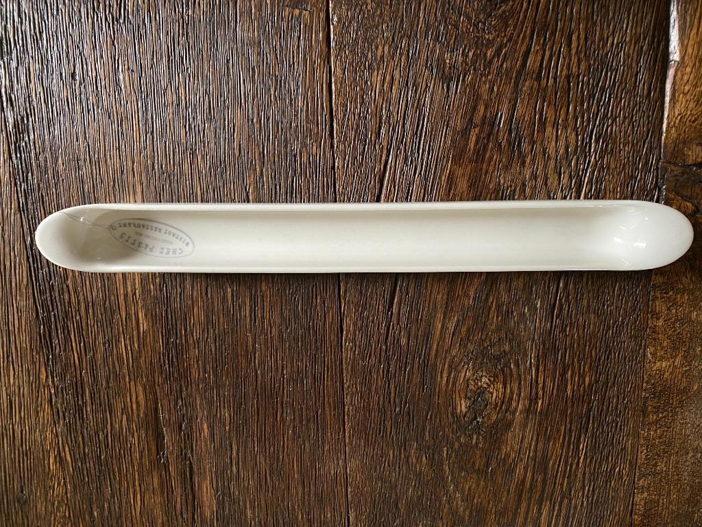 Plat à asperges ancien en porcelaine Revol, Huis en Inrichting, Keuken | Servies, Zo goed als nieuw, Porselein, Ophalen