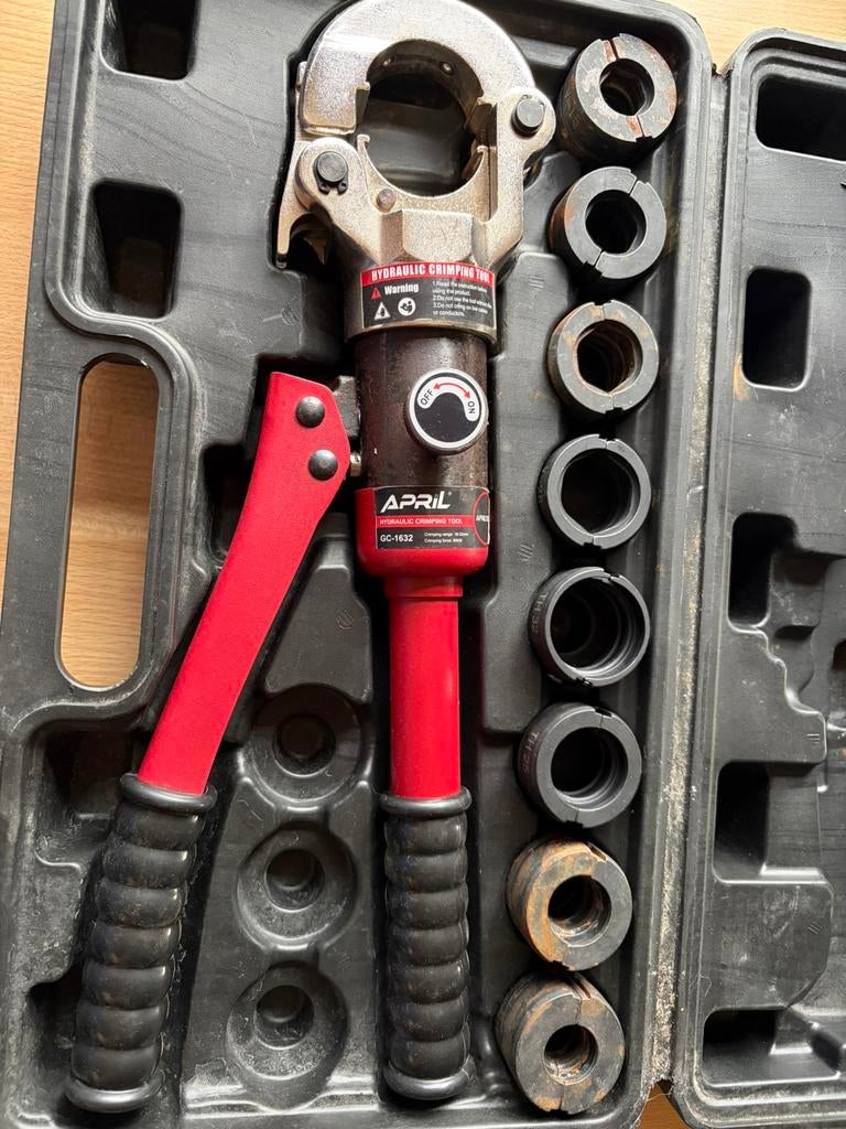 Manuele hydrolische perstang, Ophalen of Verzenden, Zo goed als nieuw