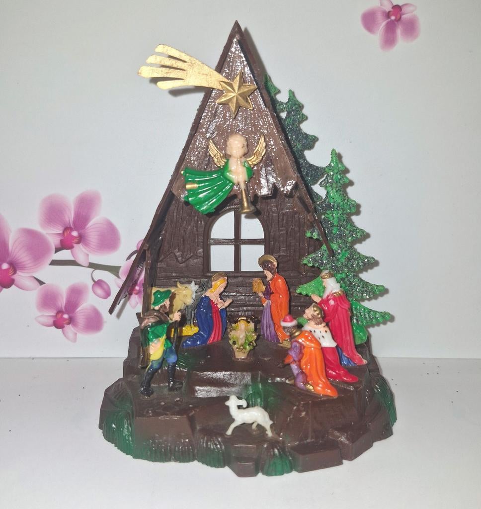 🎄 Crèche vintage, Divers, Noël, Comme neuf, Enlèvement ou Envoi